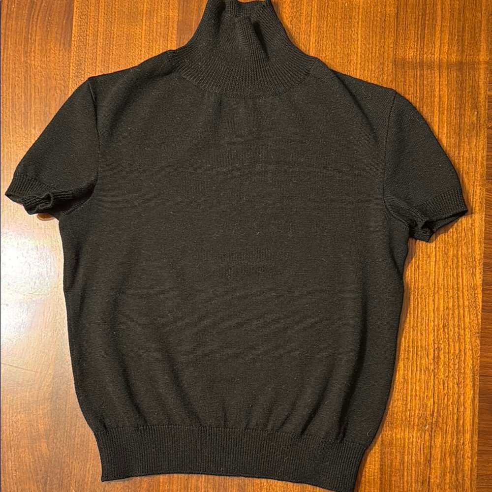 Moschino Black Ribbed Knitwear